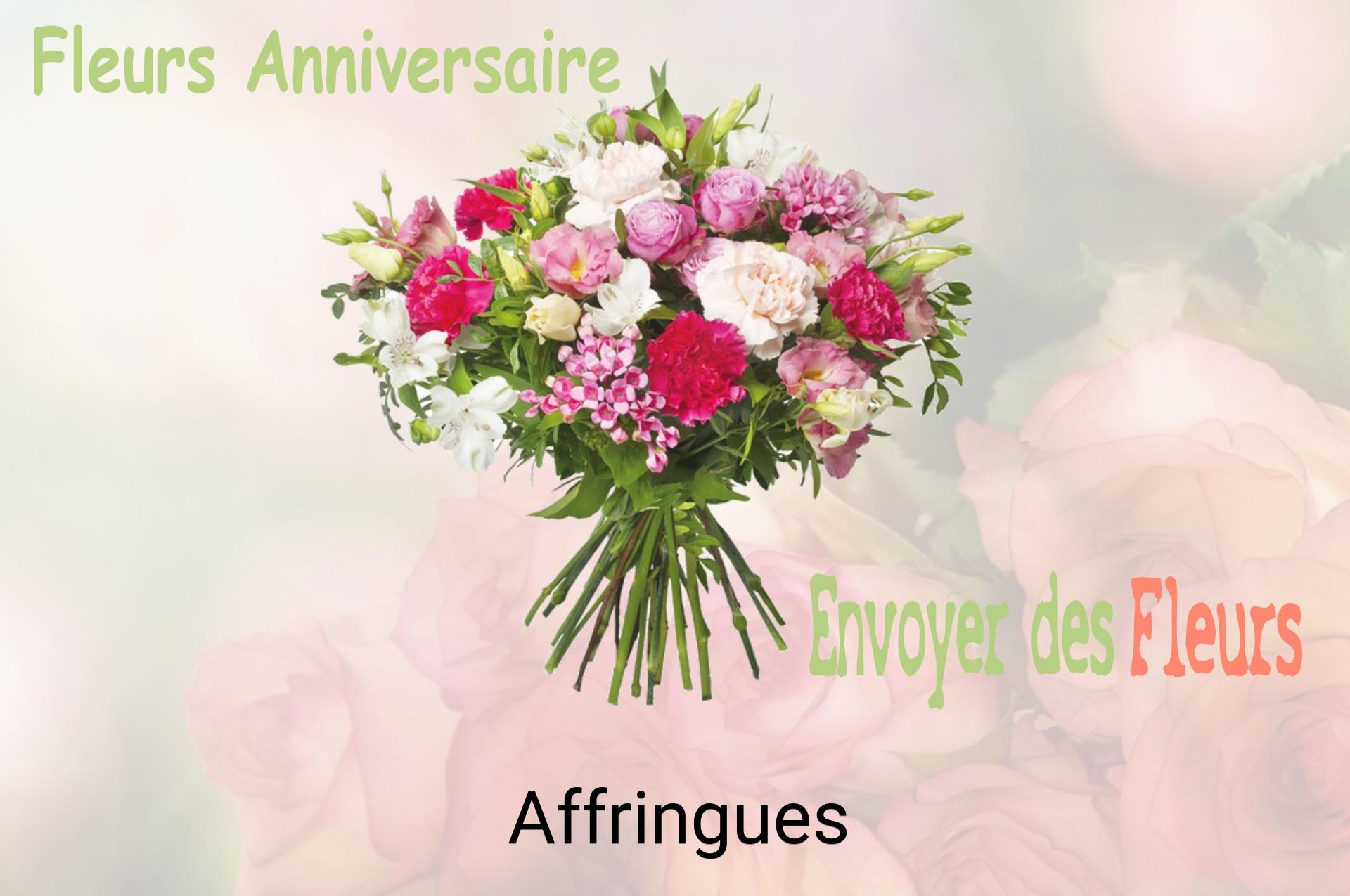 Bouquet de fleurs d’anniversaire livré à Affringues