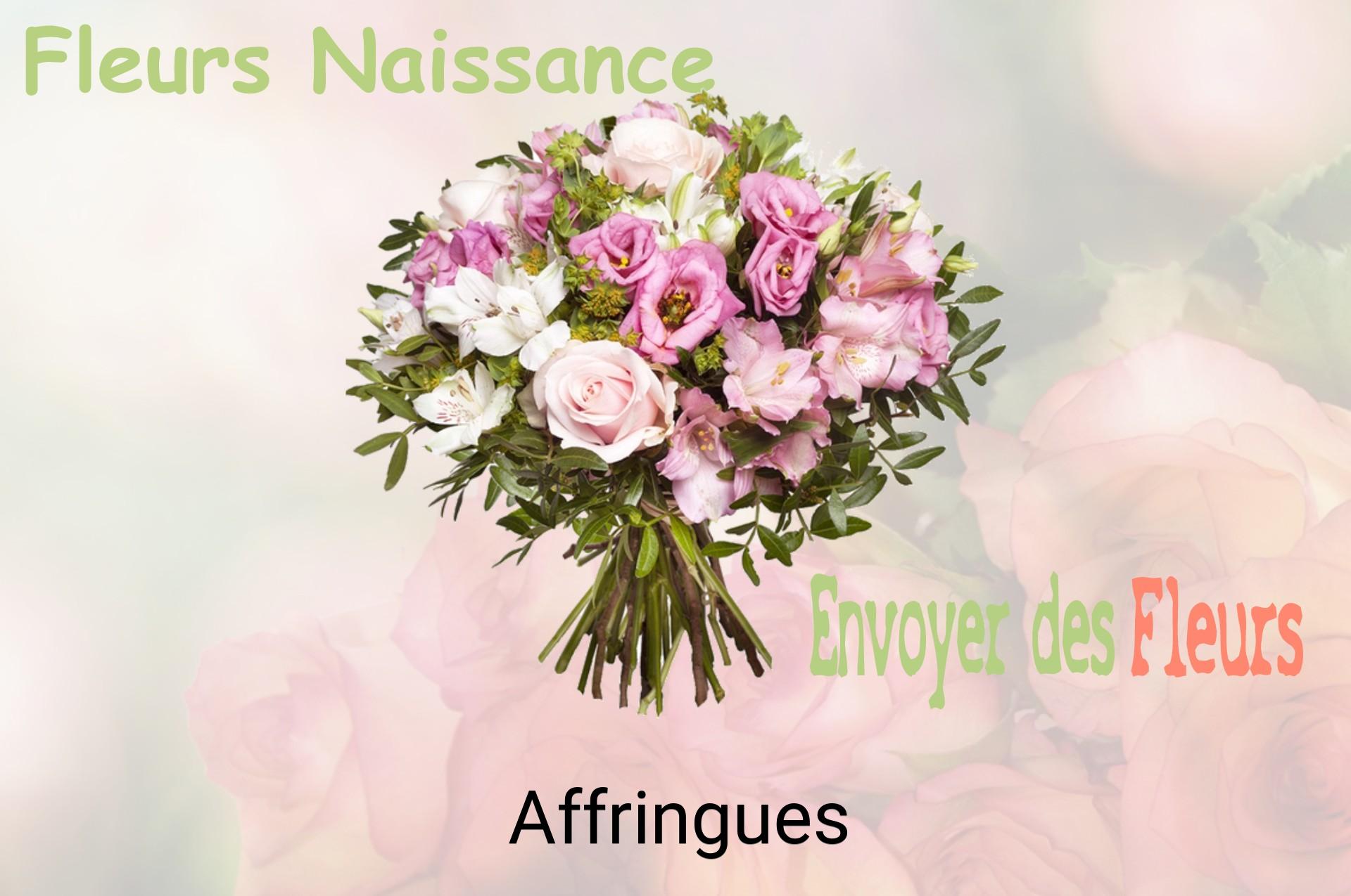 Bouquet de fleurs de naissance livré à Affringues